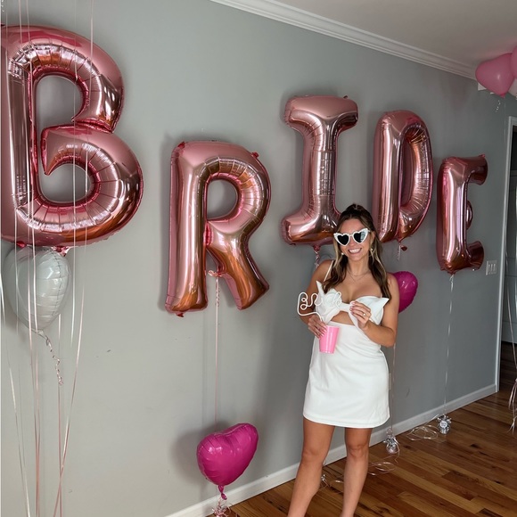 Hello Molly White Mini Dress - Picture 3 of 3